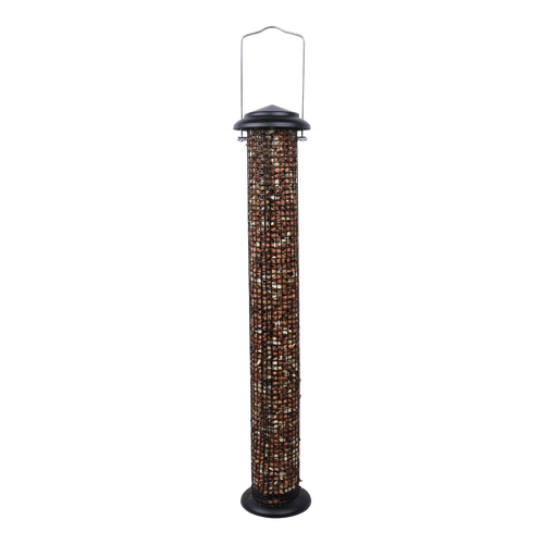 Fuglefoderautomat til peanuts/jordnødder - høj.
