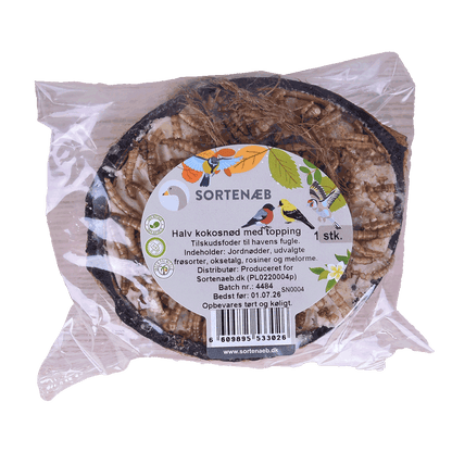 Sortenæb mix af halve kokosnødder med topping (assorteret)